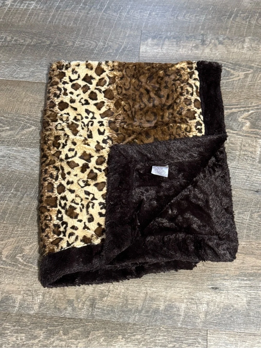 Discontinued Koala Baby Faux Fur Leopard Spot Blanket From 2010